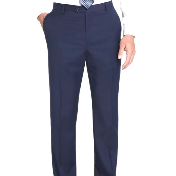 Joseph Abboud Classic Fit Slacks - Dark Blue (36x29) - Picture 1 of 6
